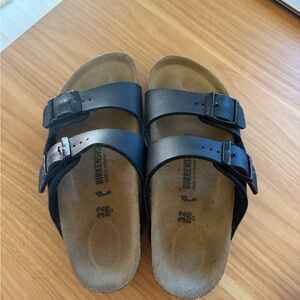 Birkenstock black Leather Sandals